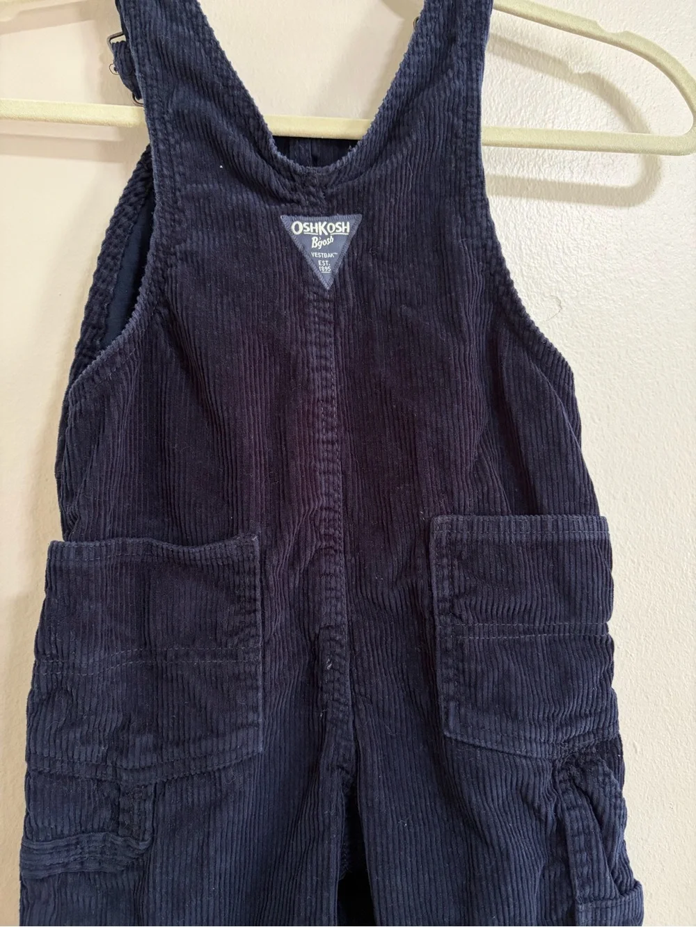 OshKosh B'gosh Navy Corduroy Kids Overalls Size 4T